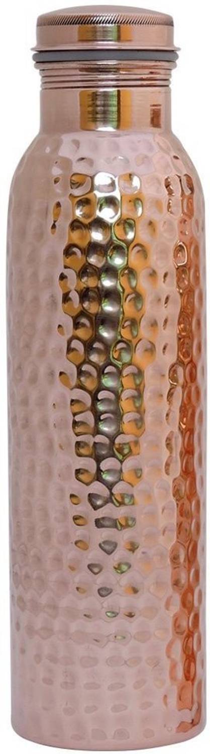 akshara copper water hammered 1 L Plastic Bottle