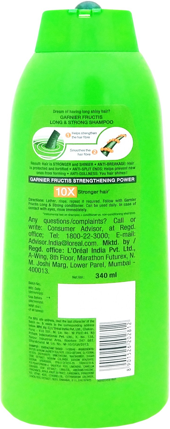 Image of GARNIER Fructis Long and Strong Shampoo