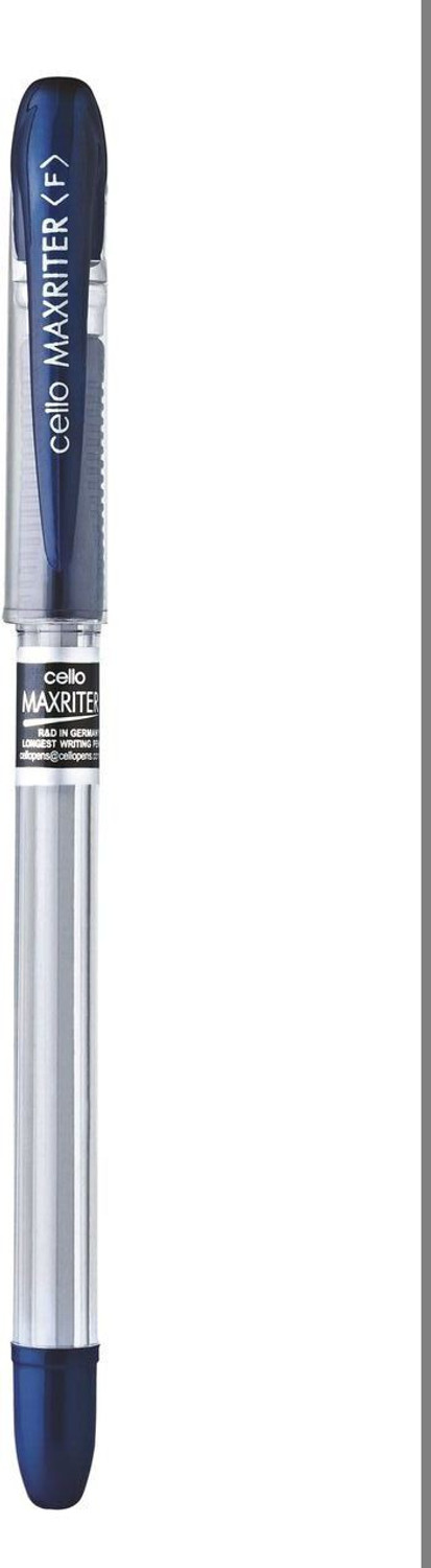 Image of Cello Maxriter Blue Ball Pen (Pack of 10, Ink Color - Blue)