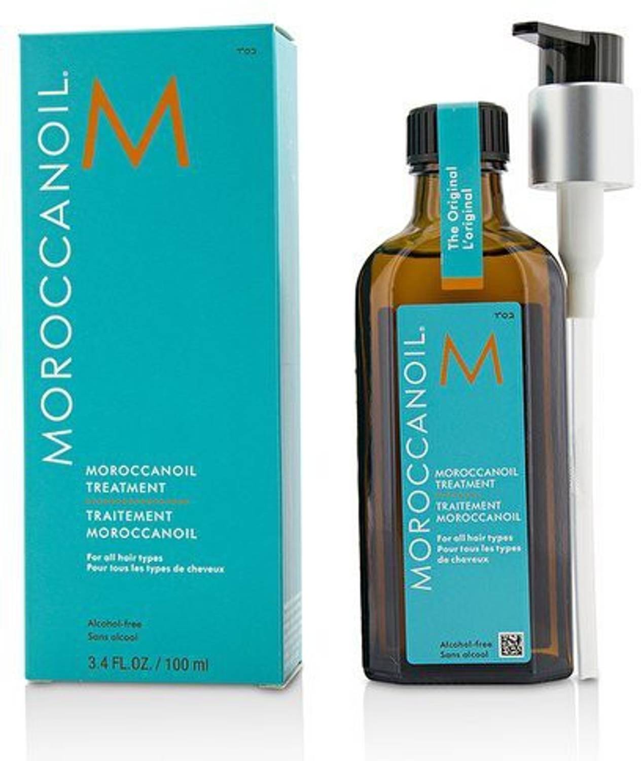 MOROCCANOIL Treatment, Original For All Hair Types 100Ml/3.4 Oz