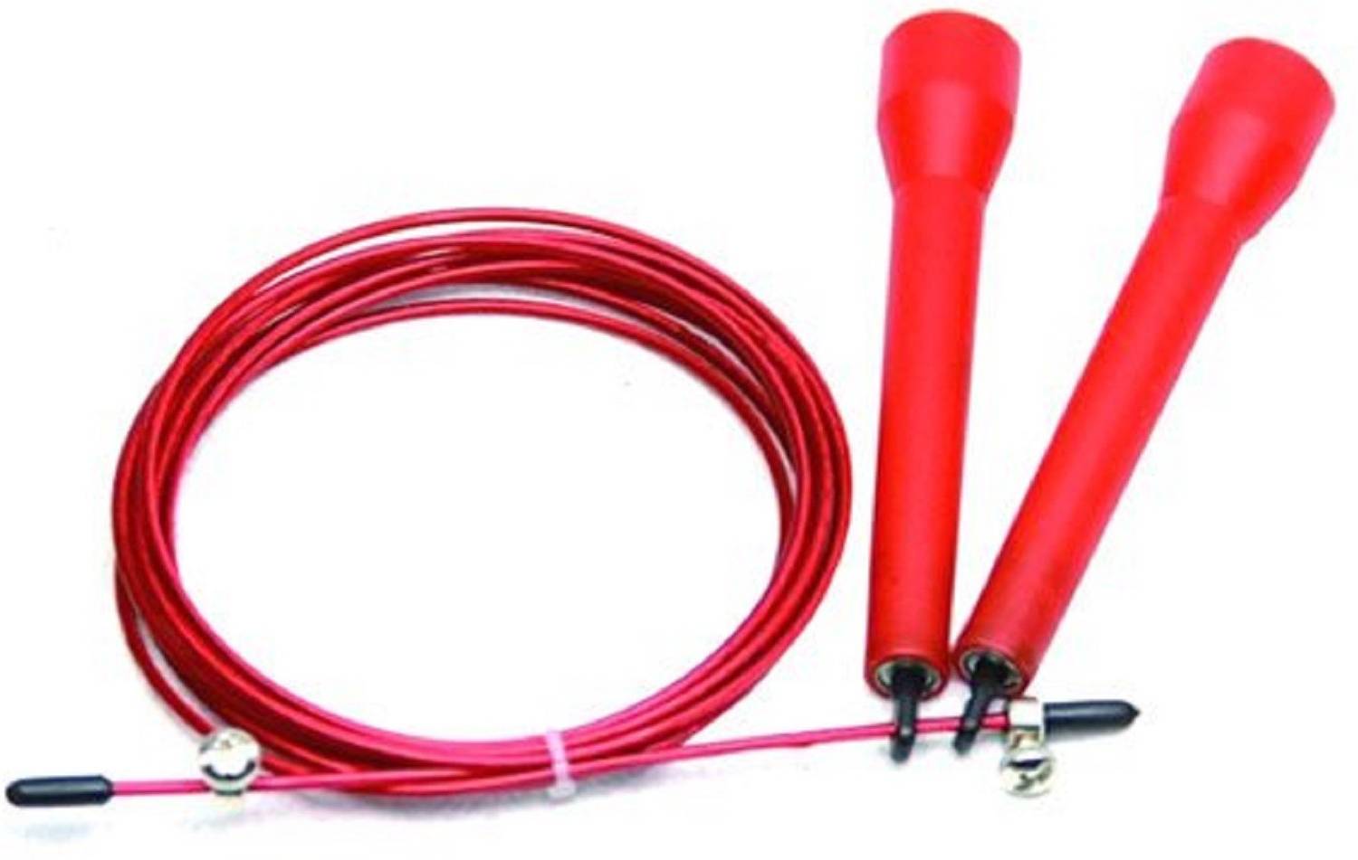 Aurion Speed Skipping Rope For Men & Women | 10 Feet Long Adjustable Steel Cable Wire Jump Rope | Designed For Intermediate And Advanced Levels | Light Weighted Handles Cause Less Arm Fatigue | Can Do 2 To 3 Rounds Per Second Speed Skipping Rope