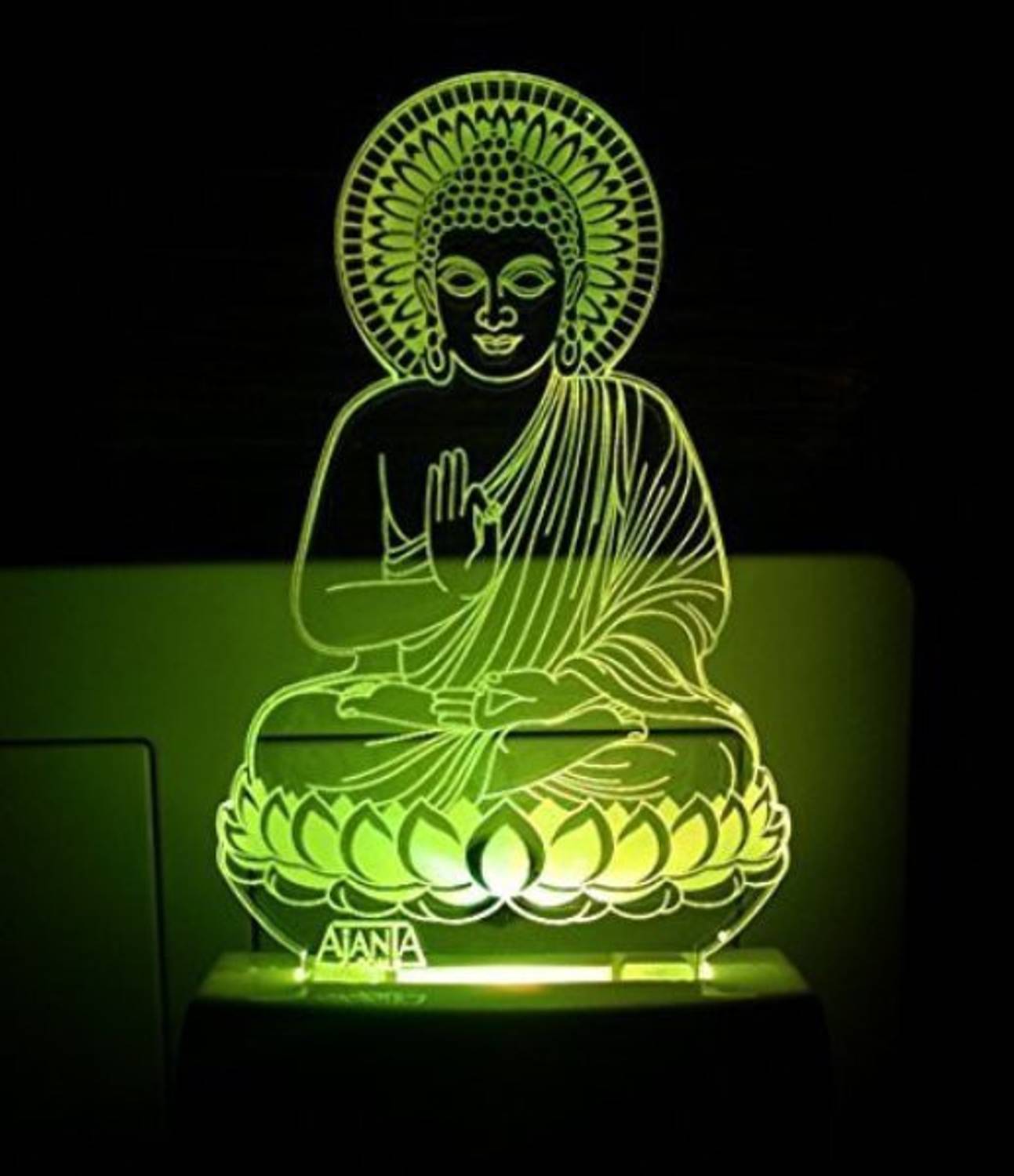 AJANTA Buddha Bhagwan (Code - 2041) 3d Night Lamp