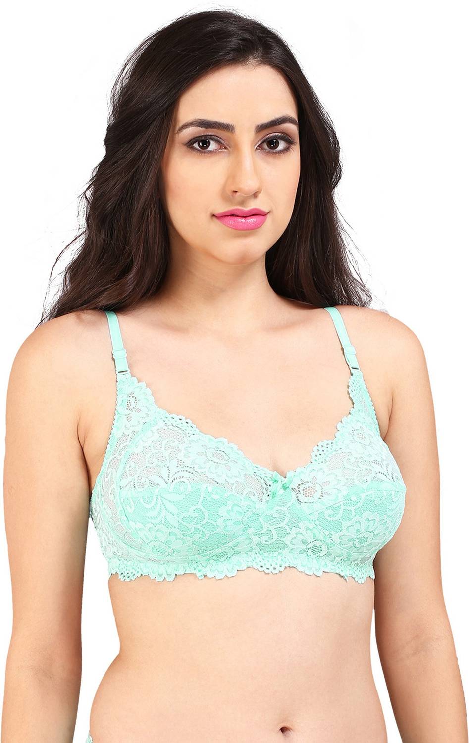 BRALUX Bralux Women's Sheeba Mint Color Cup B Bra (Mint_36B) Women Full Coverage Non Padded Bra
