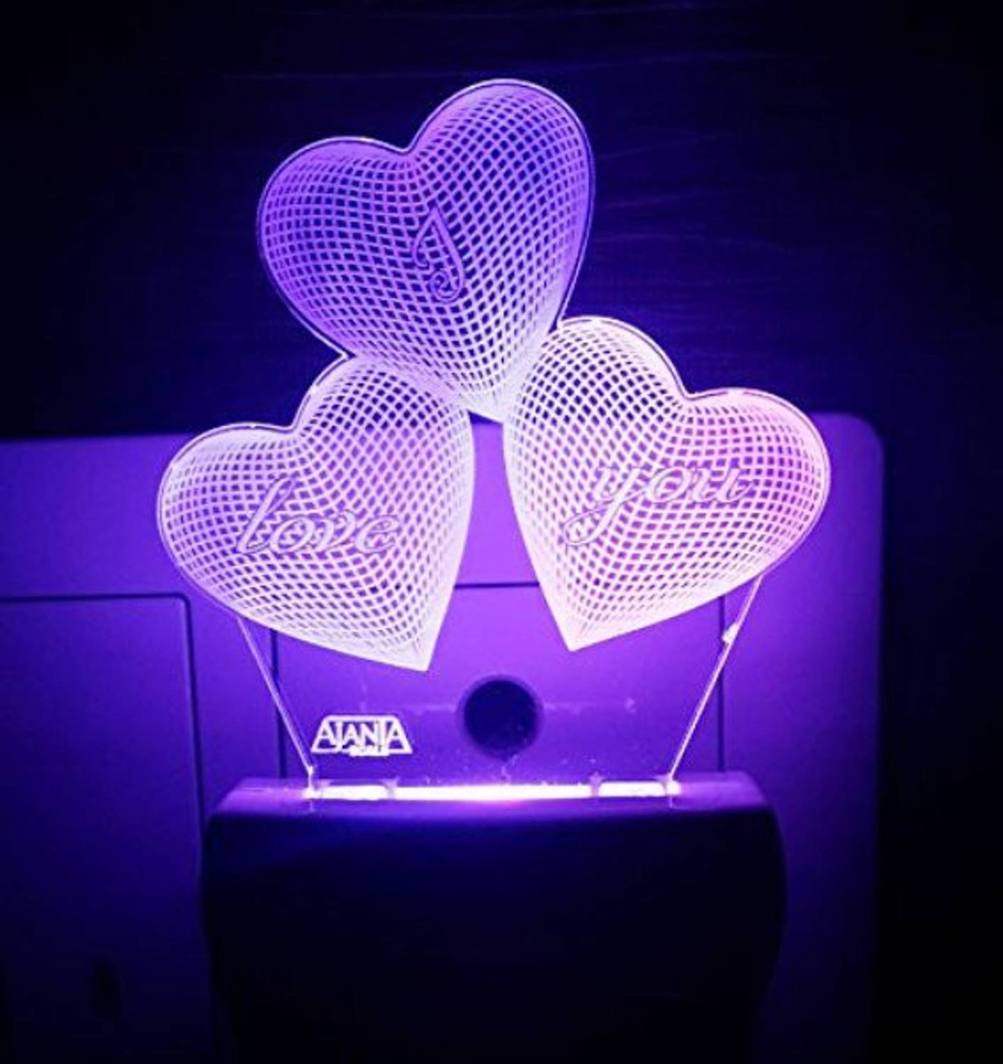 AJANTA Love Heart I Love You(Code:2063) 3D Night Lamp
