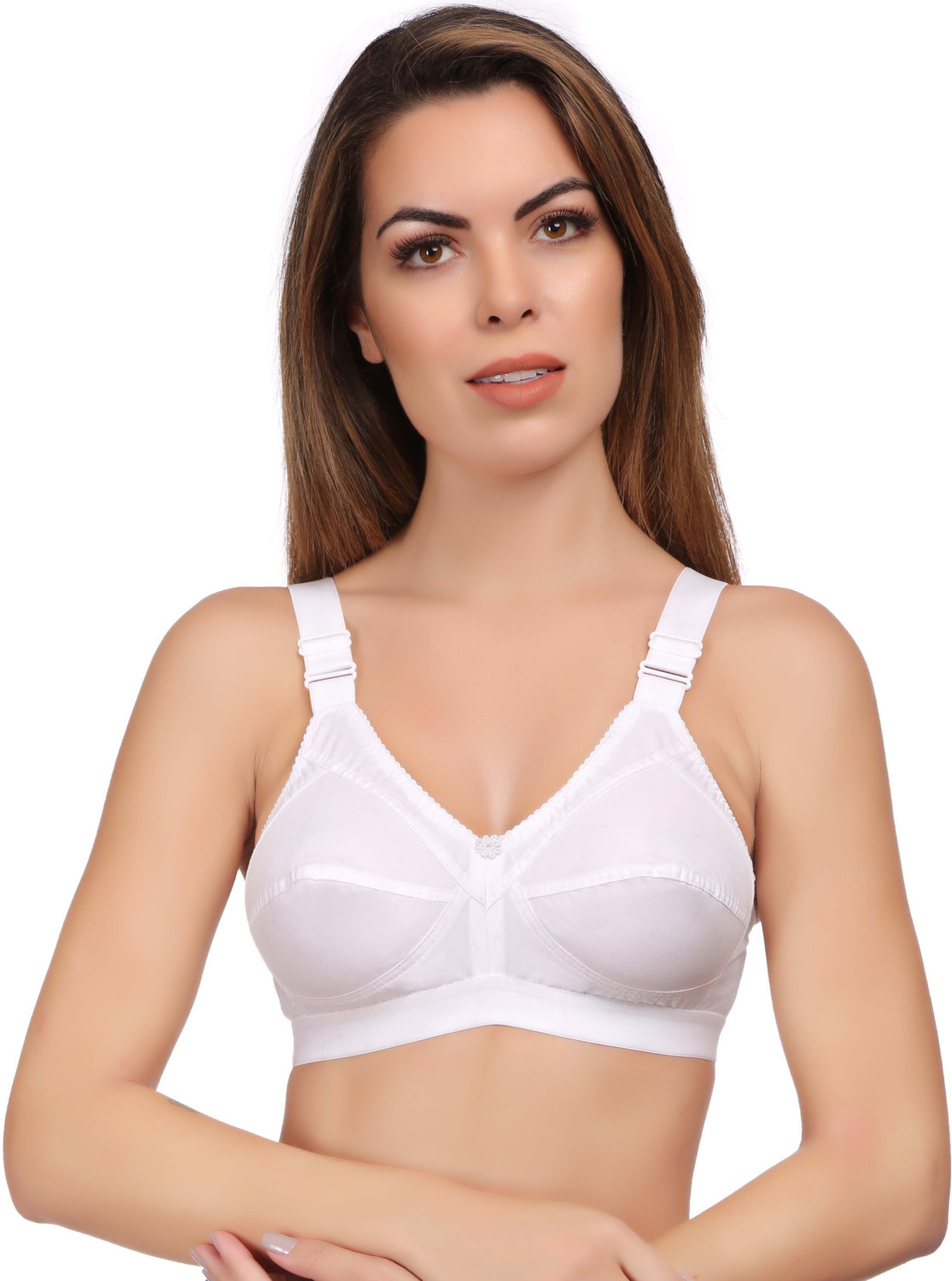 Image of Eve's Beauty White Women Full Coverage Bra