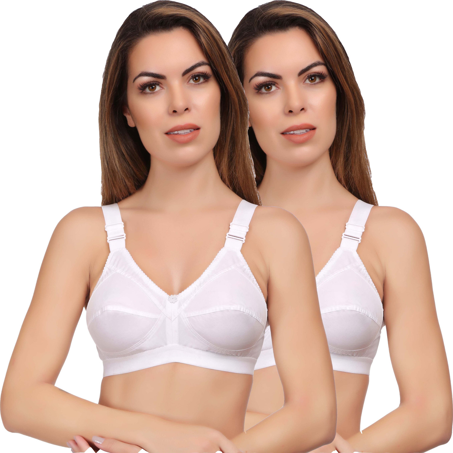 Image of Eve's Beauty White Women Full Coverage Bra