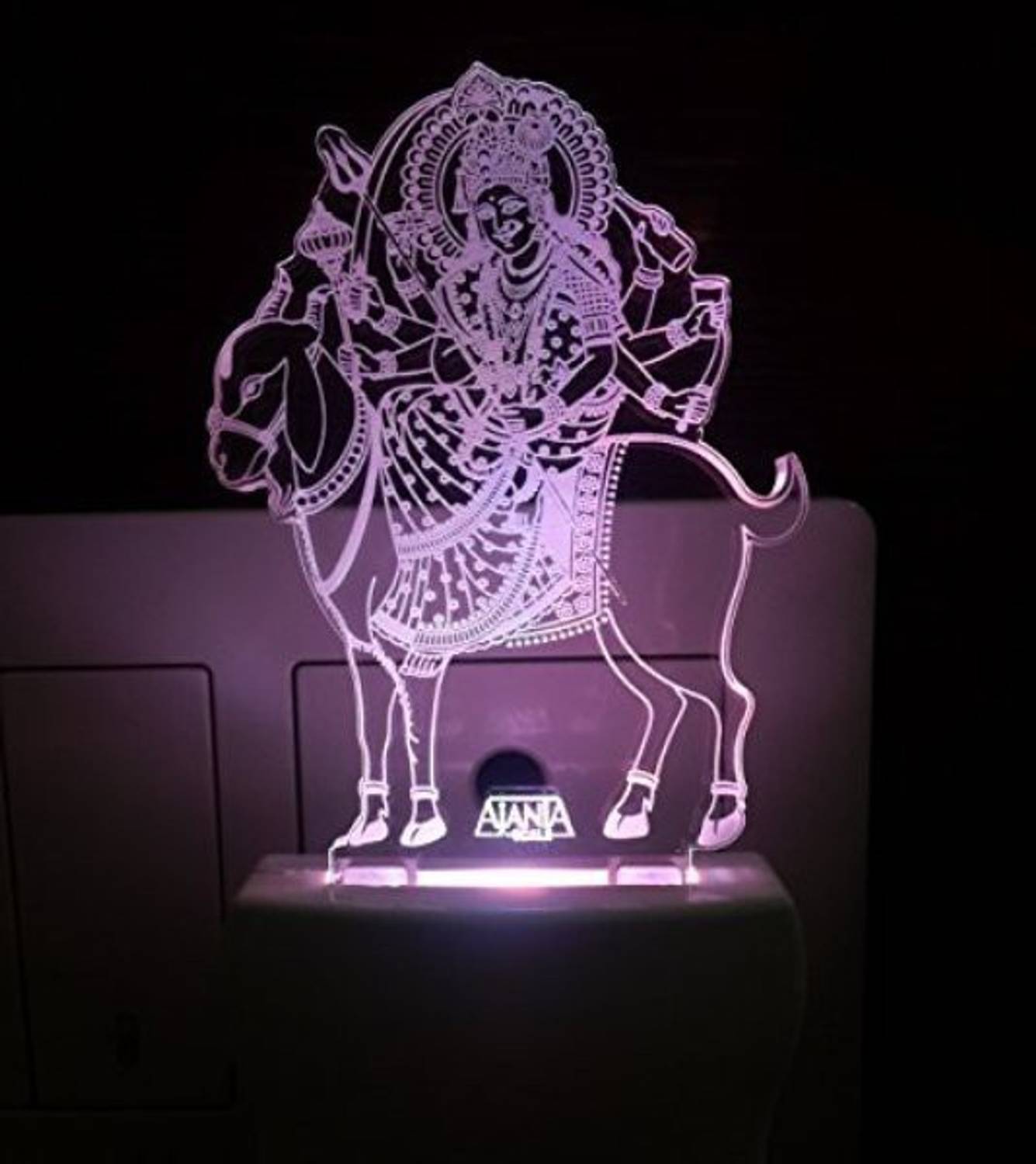 AJANTA Meldi Maa (Code - 2052) 3d Night Lamp