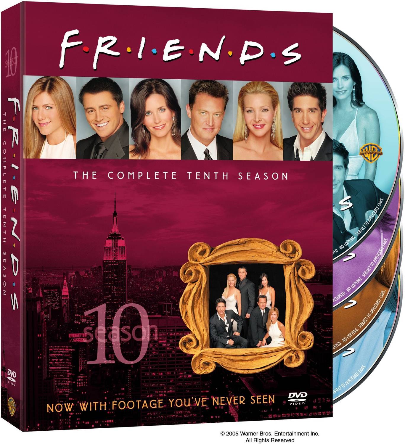 Friends: The Complete Season 10 (4-Disc Box Set) (Fully Packaged