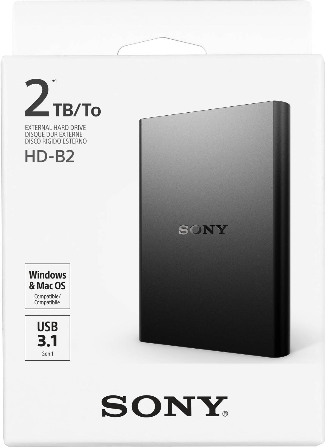 SONY 2 TB External HDD Black - Image 4