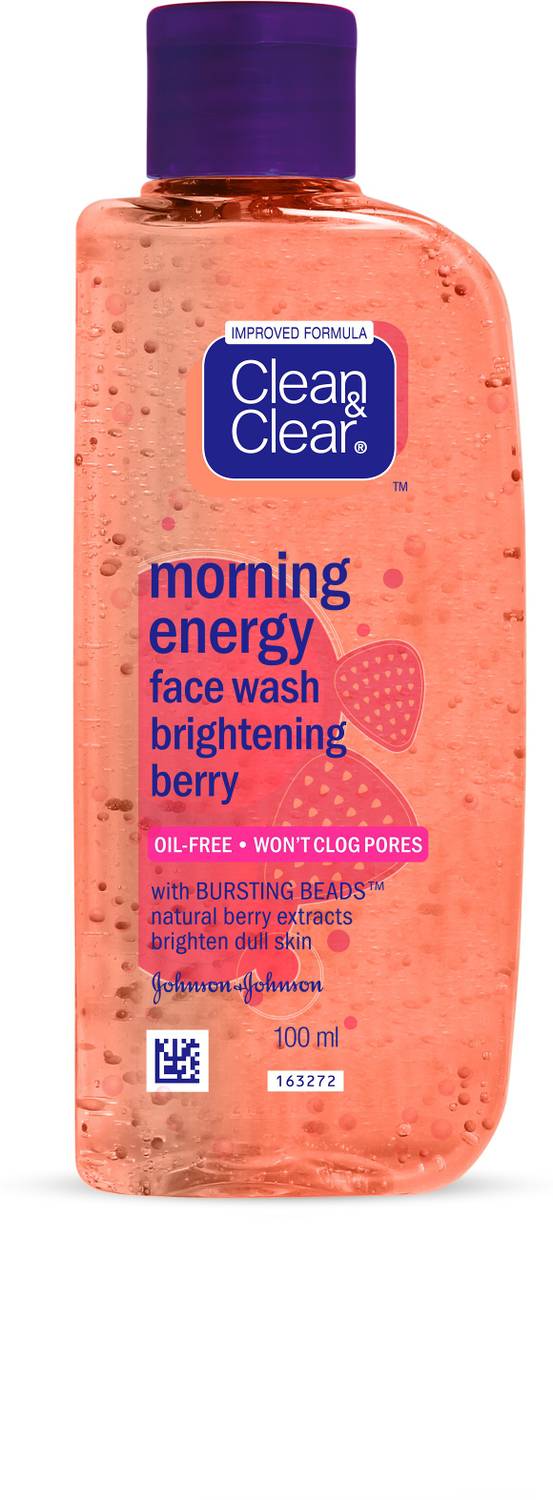 Clean & Clear Morning Energy Brightening Berry Face Wash (100 ml)