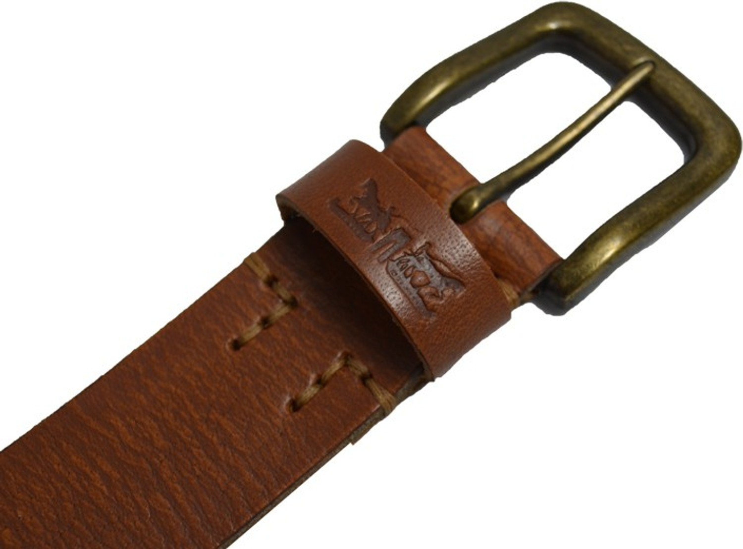 Image of LEVI'S Men Casual Brown Genuine Leather Belt