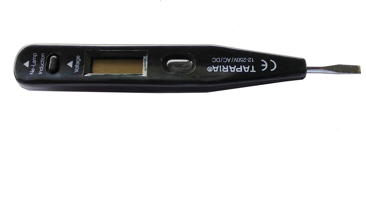 Image of TAPARIA MDTN82 VOLTAGE TESTER WITH NEON BULBS AND LCD DISPLAY Digital Voltage Tester