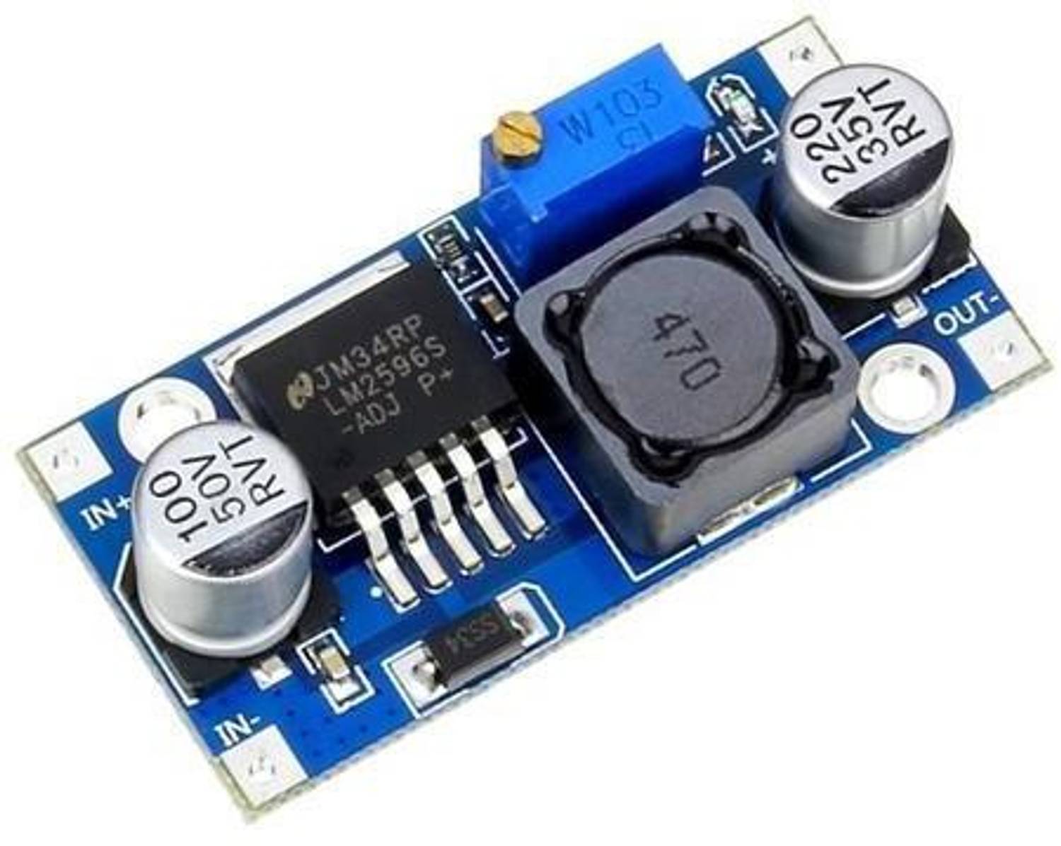 arduino LM2596 4.2V to 40V Adjustable Step Down DC-DC Buck Module Voltage Regulator Micro Controller Board Electronic Hobby Kit