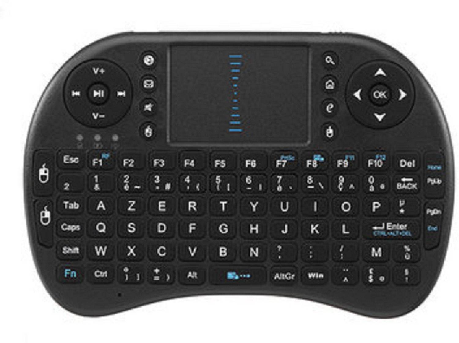 Punta I8 2.4G Wireless French Mini Keyboard Touchpad Air Mouse Wi