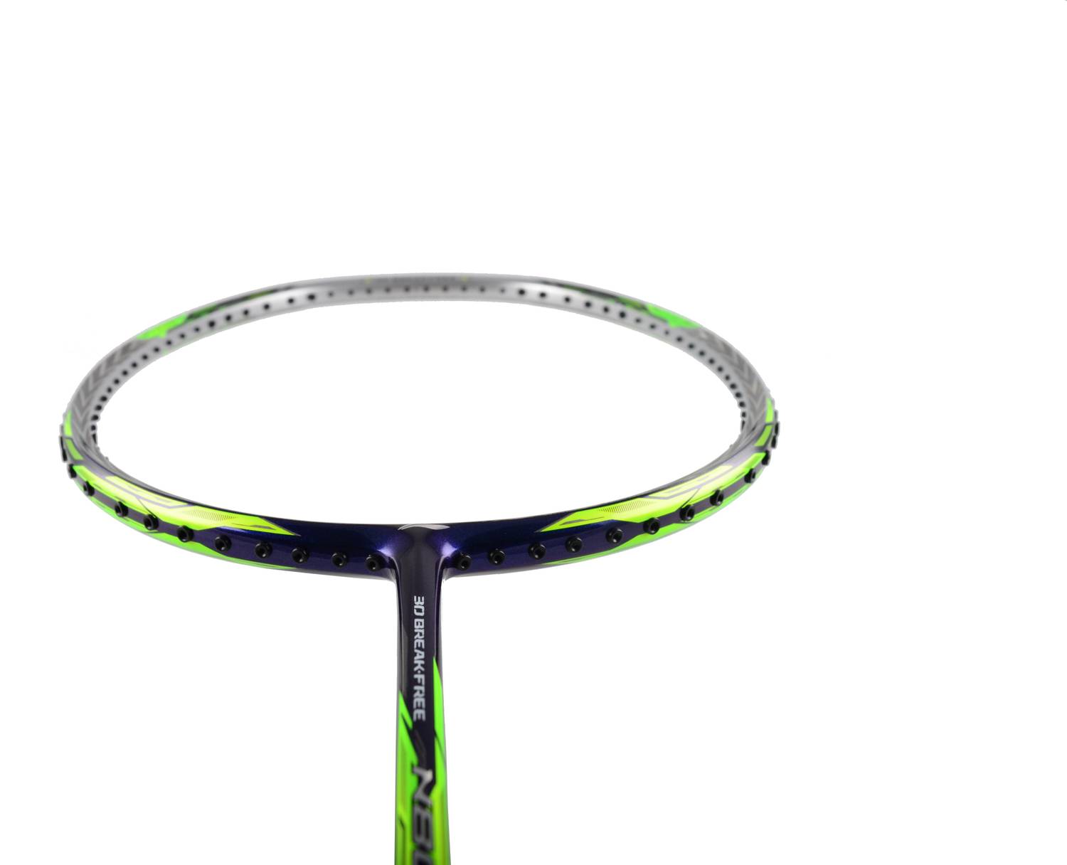 LI-NING 3D Break-Free N80II Multicolor Unstrung Badminton Racquet