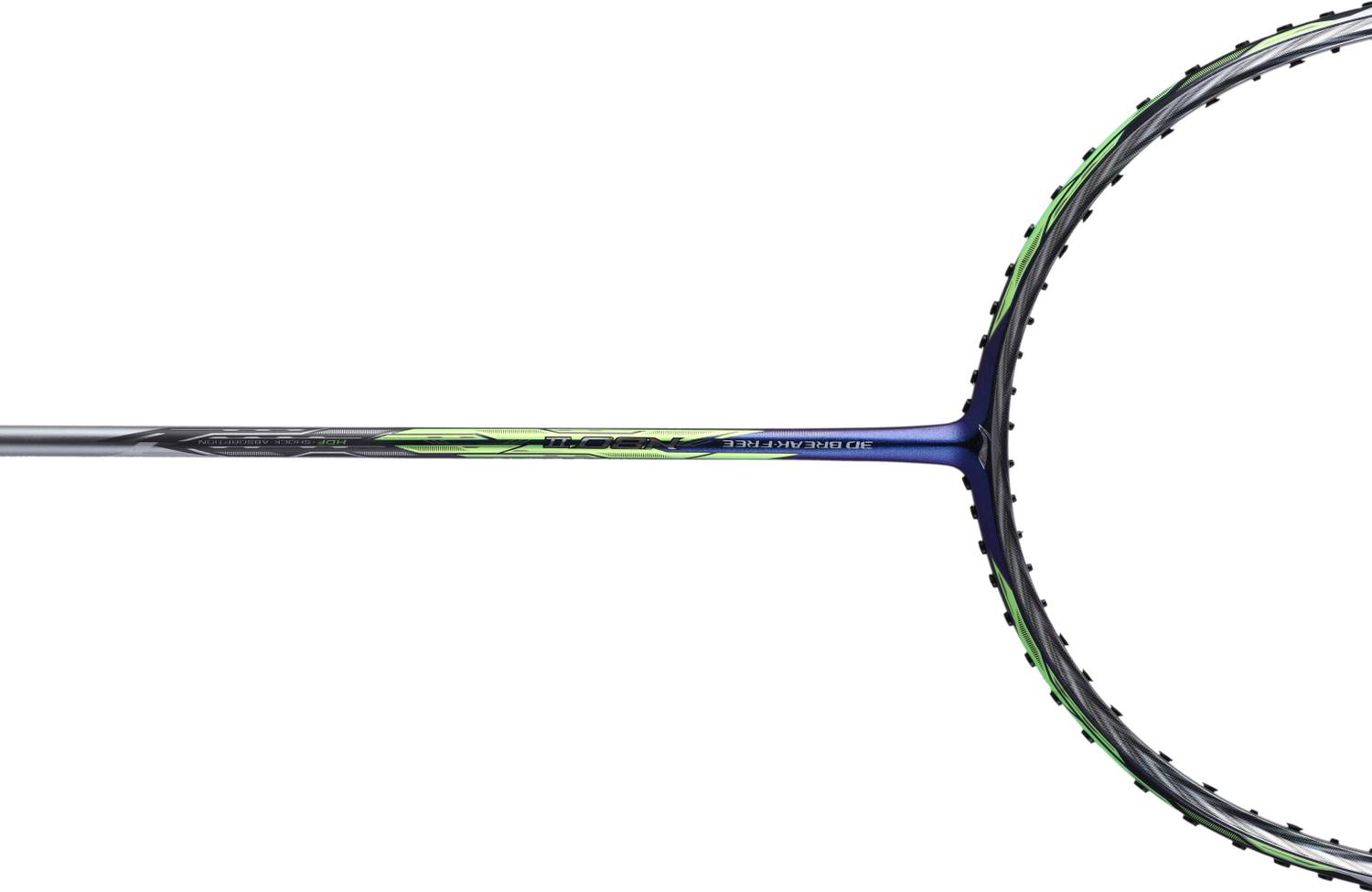 LI-NING 3D Break-Free N80II Multicolor Unstrung Badminton Racquet