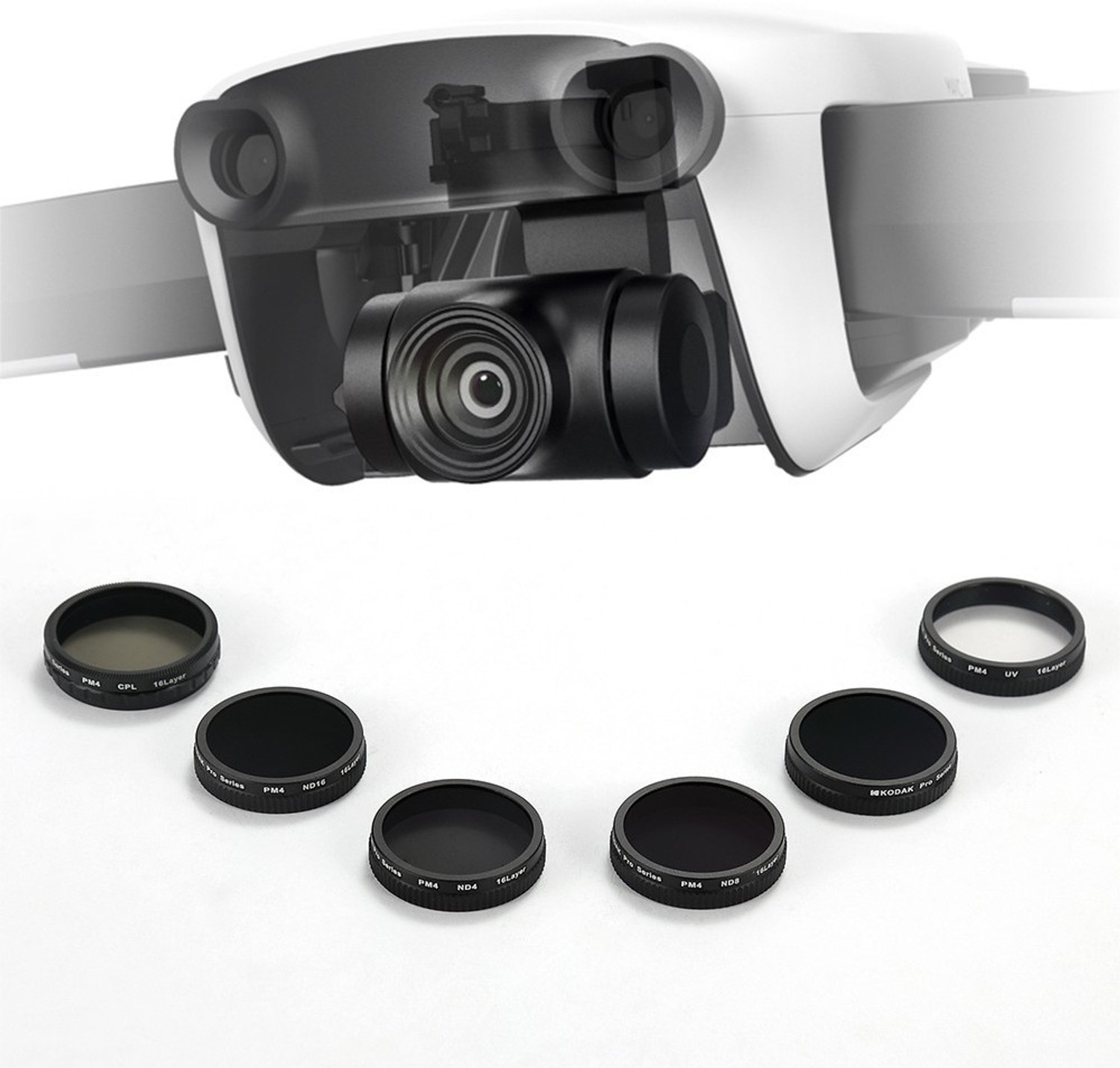 Image of KODAK Pro Series PM4 kit For DJI Drones 6 in 1 UV + CPL + ND4 + ND8 + ND16 + ND32 ND Filter