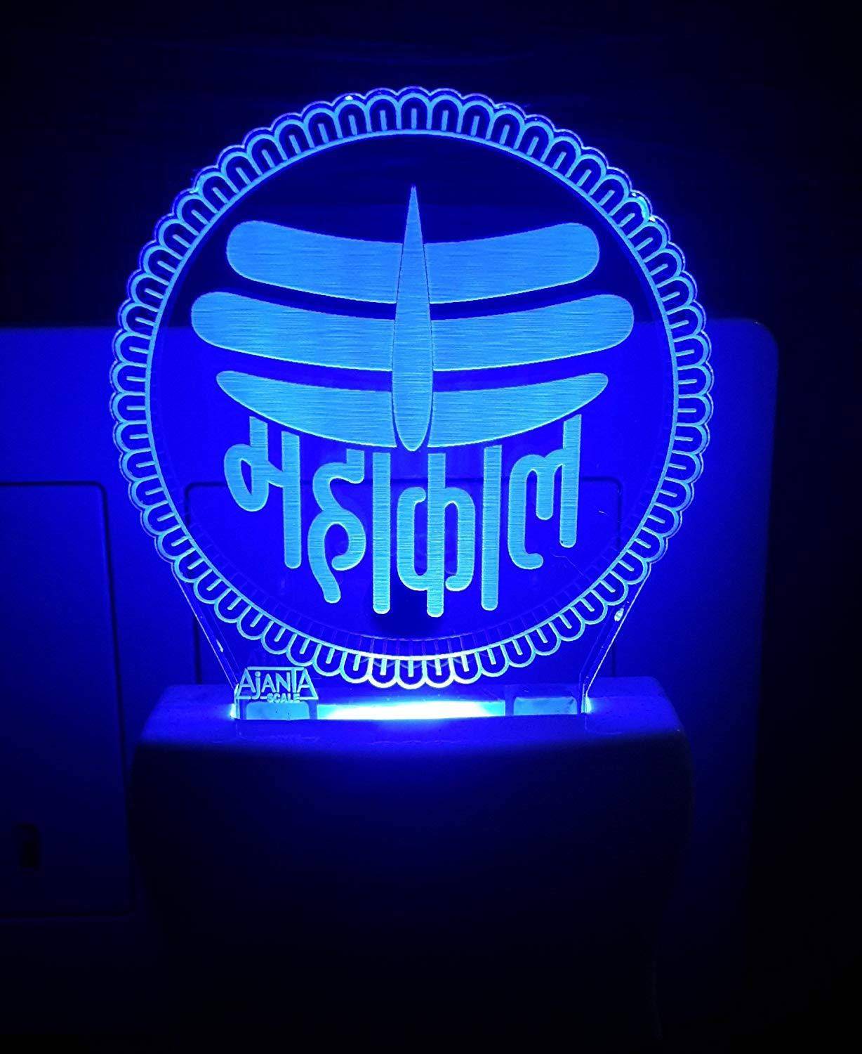 AJANTA Mahakal Code : 2077 3D Night Lamp
