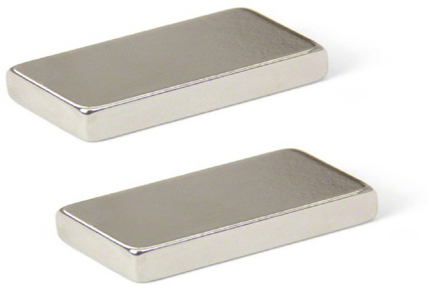 ART IFACT 2 Pieces of 40mm x 20mm x 4mm Neodymium Magnets - N52 Rare Earth NdfeB Magnets Fridge Magnet, Multipurpose Office Magnets, Magnetic Paper Holder Pack of 2