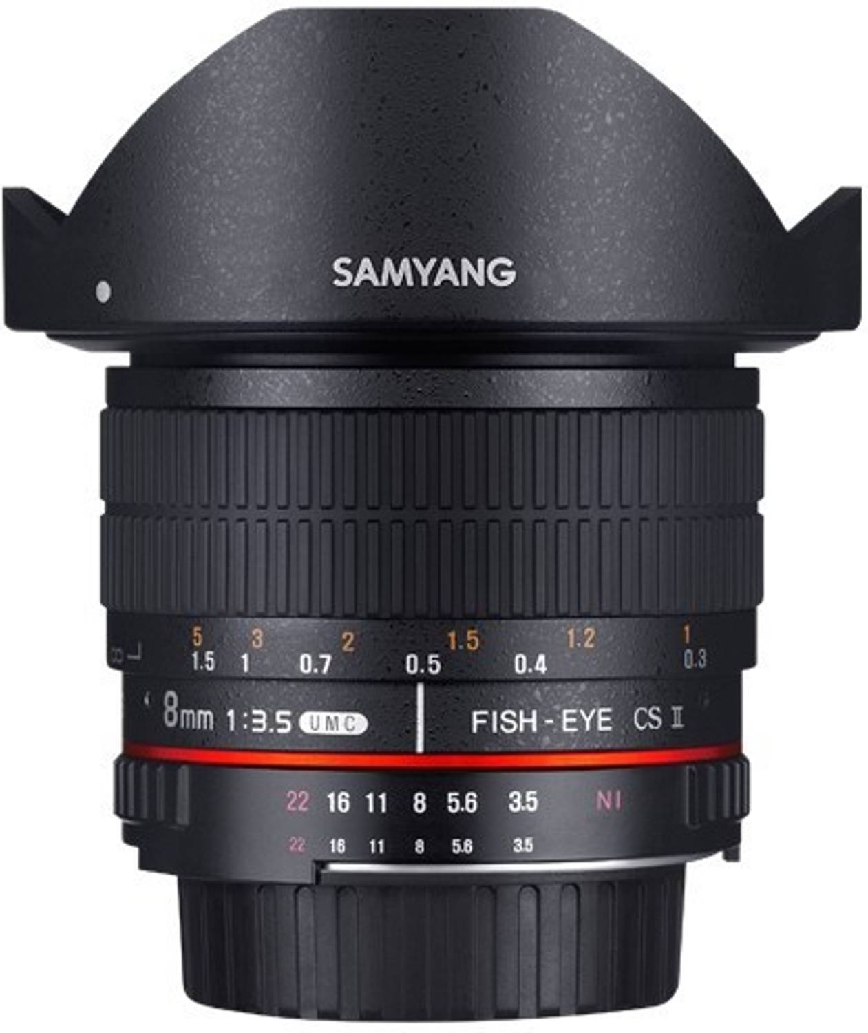 Samyang MF 8mm F3.5 For Nikon AE Fisheye Prime Lens - Samyang