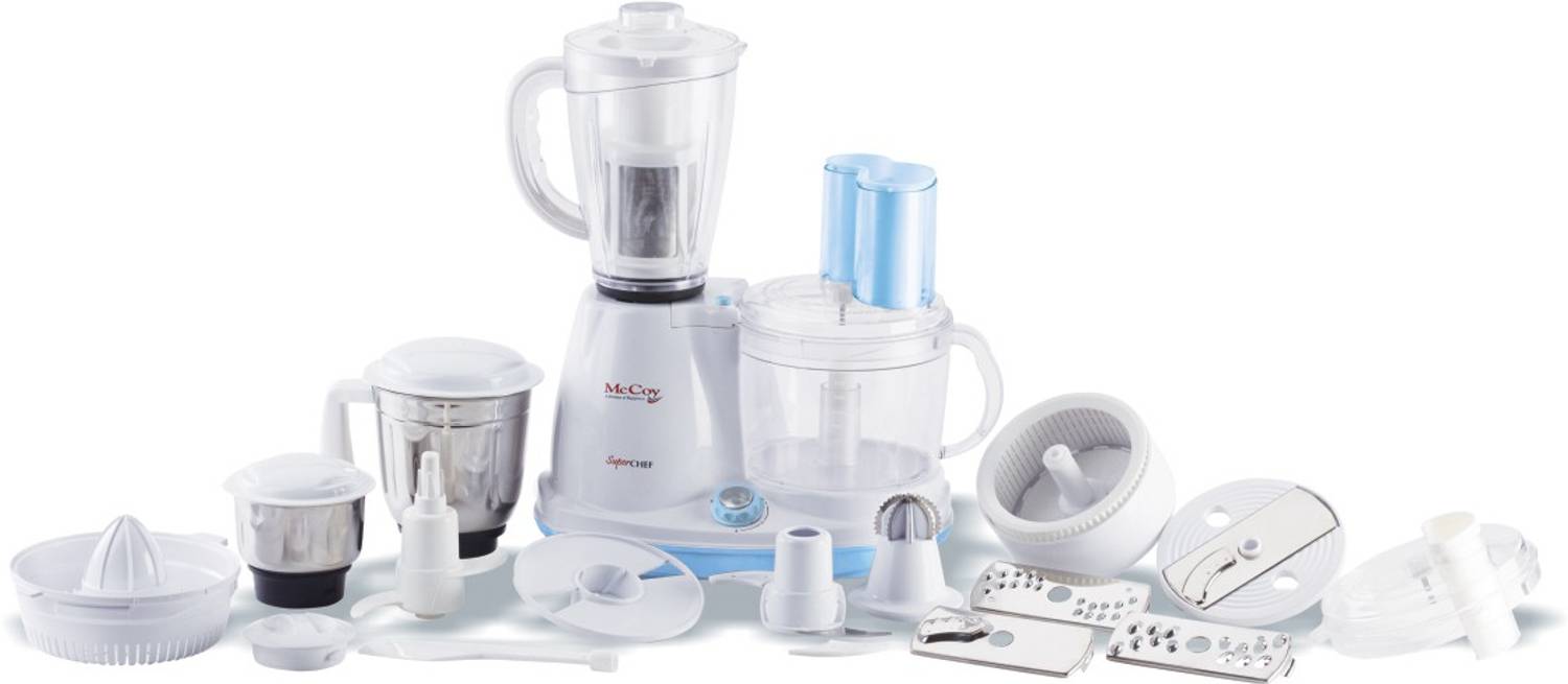 Mccoy SUPER CHEF - 11220010211 600 W Food Processor (Blue, White)