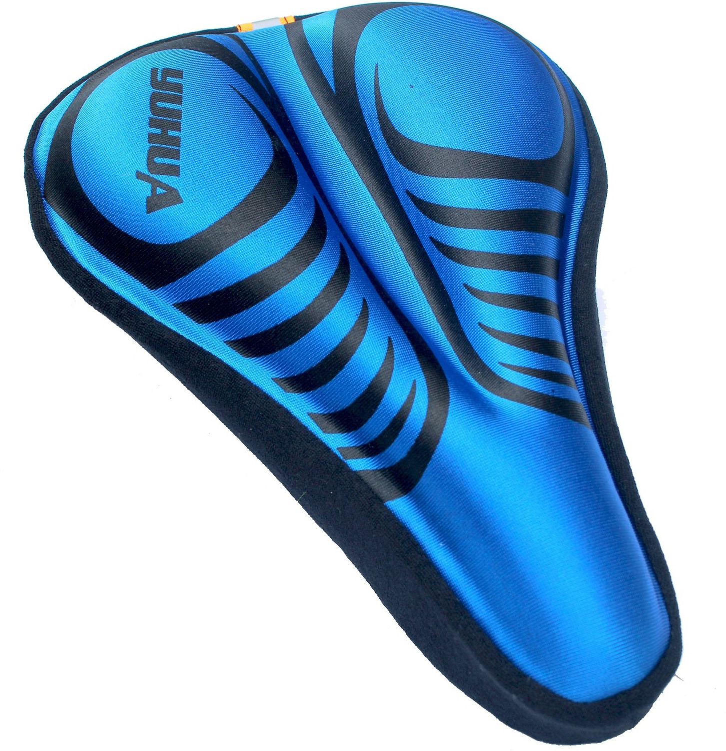 Image of AlexVyan Heavy Original Blue Gel Silicone Cycle Cushion Pad Confort Bicycle Seat Cover, Saddle Cover Free Size
