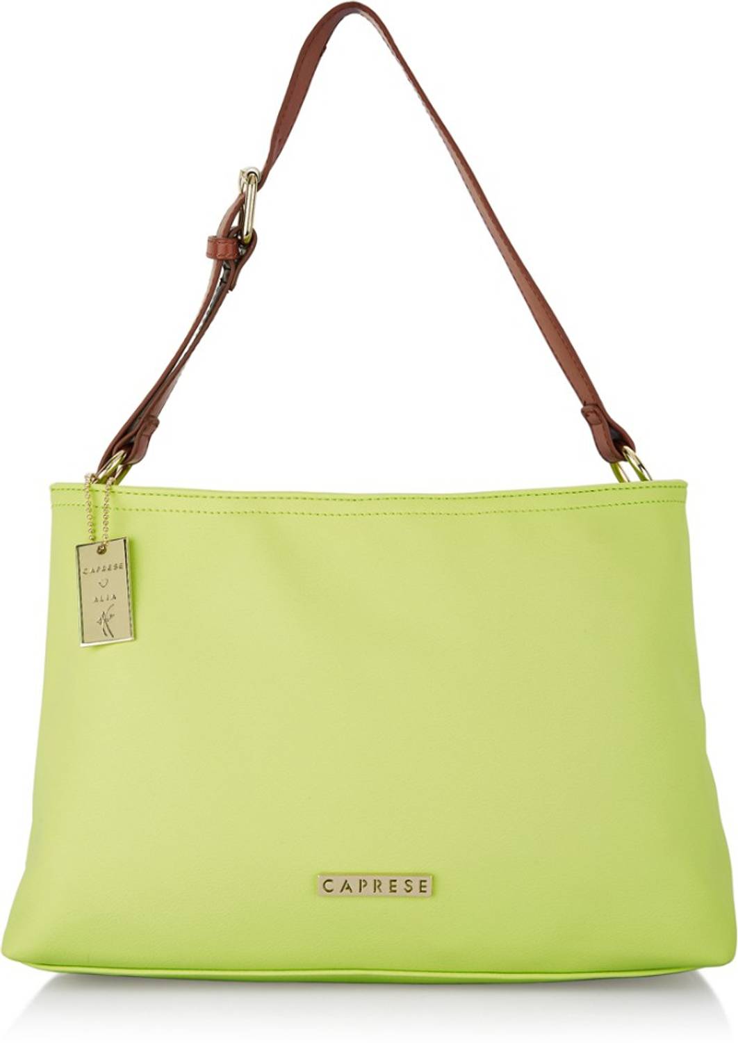 Caprese Women Green Satchel