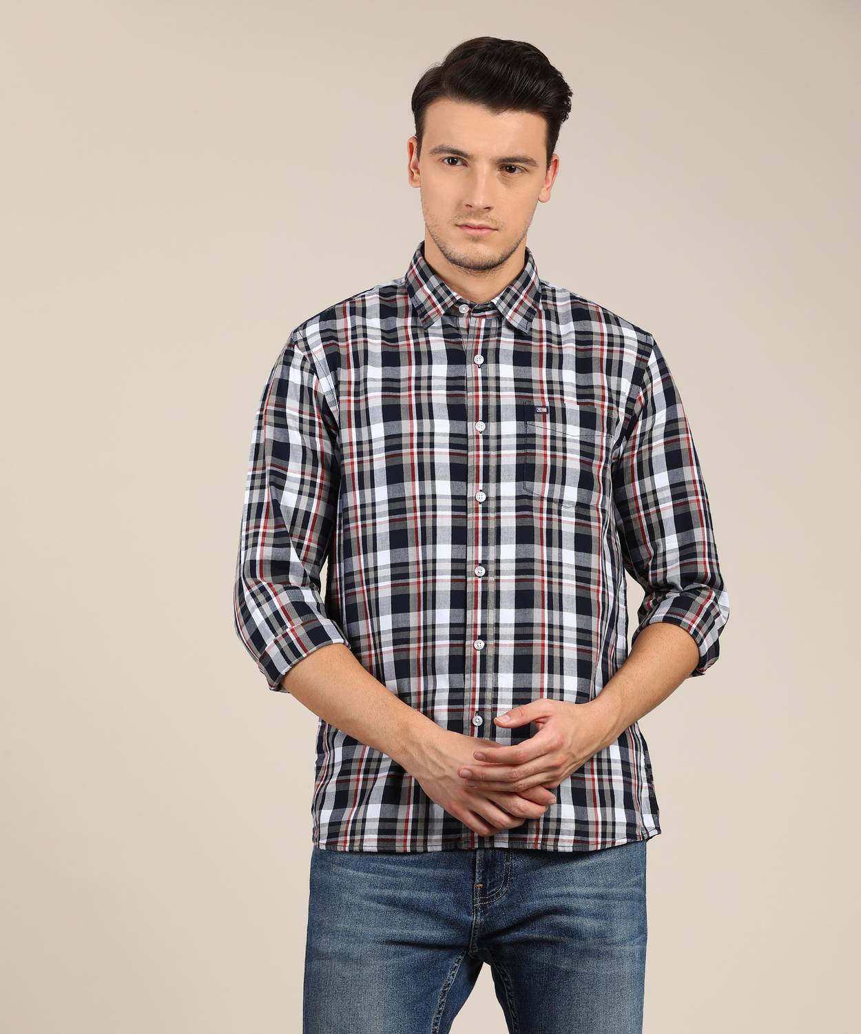 Arrow Sport Men Checkered Casual Multicolor Shirt