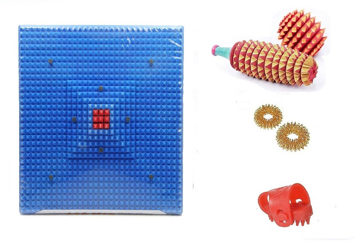 AHCS Acupressure Deluxe Mat For Pain Relief Combo Massager