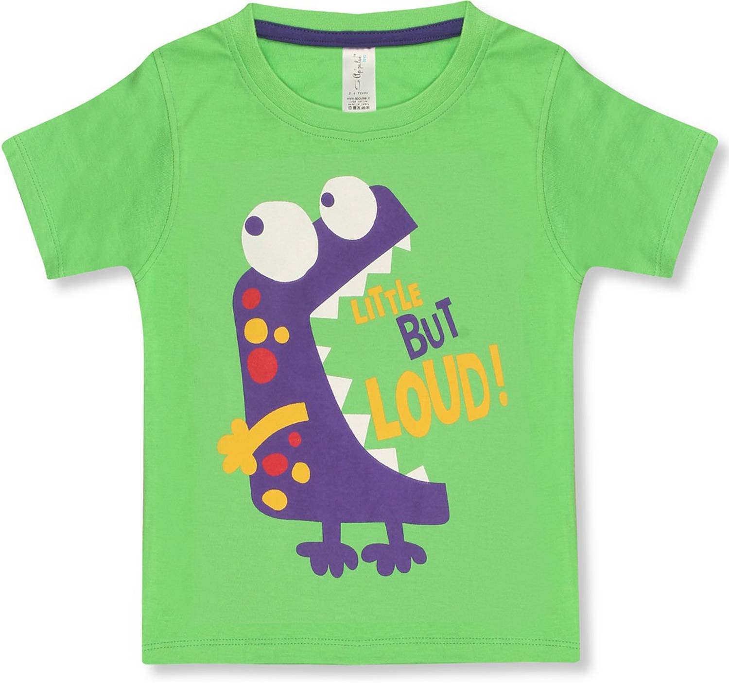 Ap'pulse Boys Graphic Print Cotton Blend Regular T Shirt