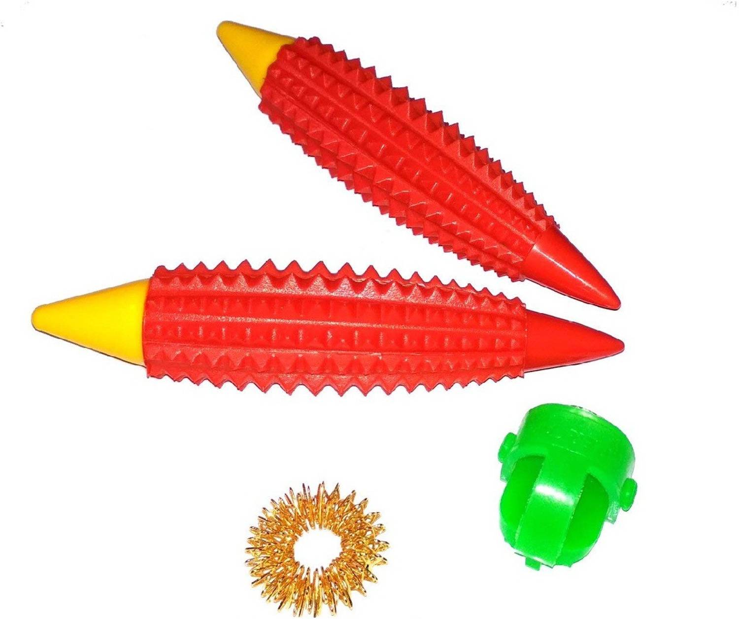 AHCS Acupressure Karela Roller Accupressure Finger Massager Ring Thumb Jimmy Massager