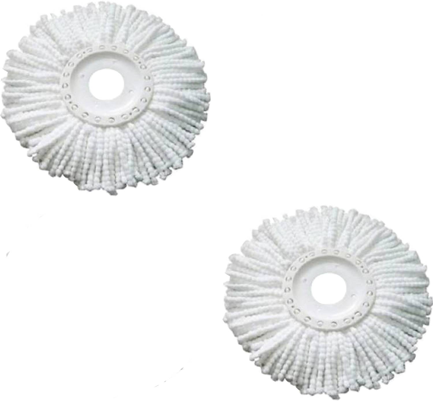 Aryshaa Polyester Microfiber Mop Head Refill Set for Magic Mop 360° Spin Replacement, 2 Piece … Refill