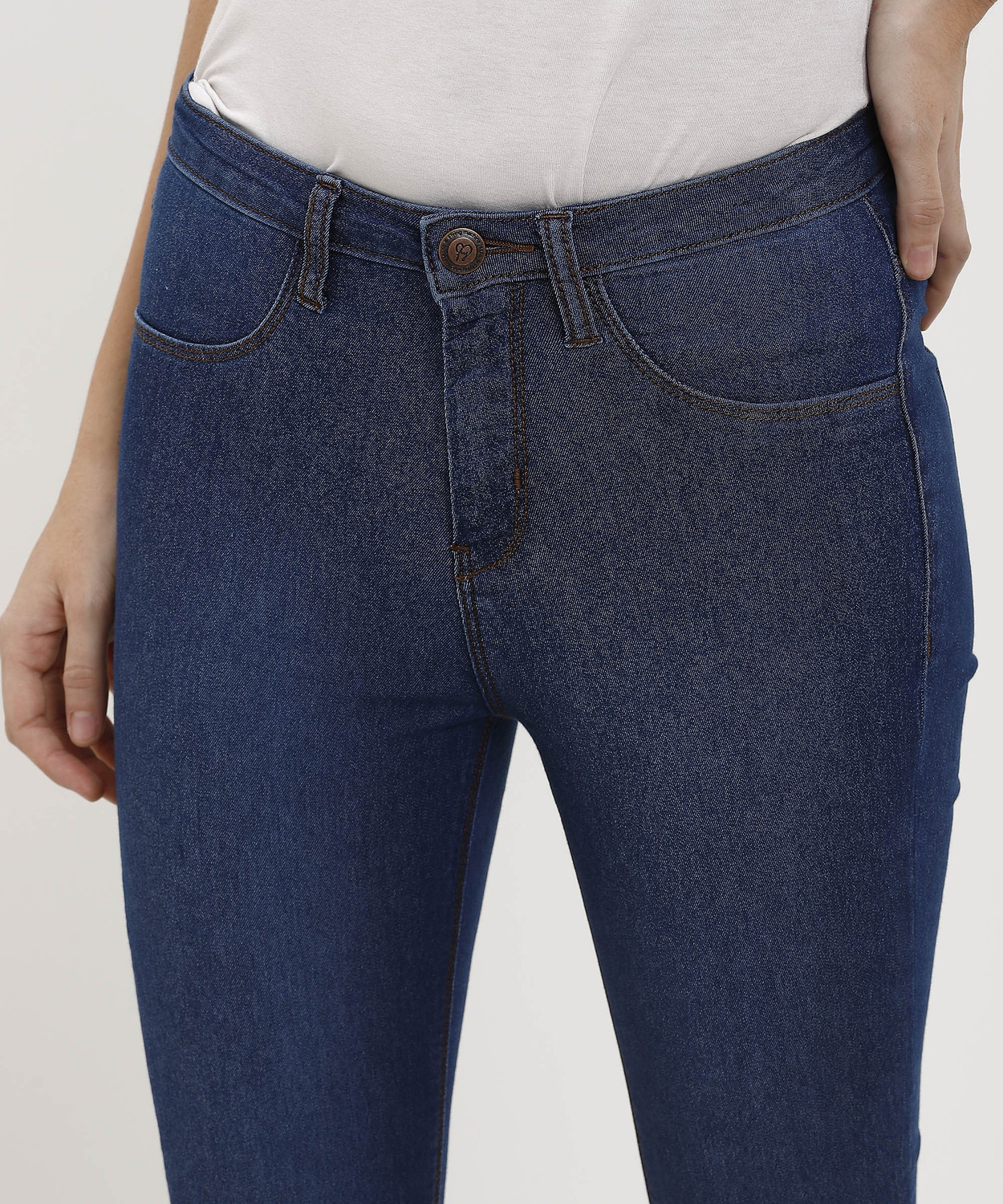 Image of FLYING MACHINE Regular Women Blue Jeans