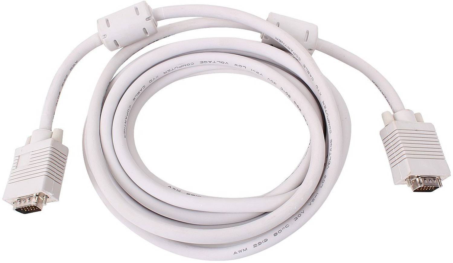 TERABYTE TV-out Cable 1.5 Meters High Quality VGA 15 Pin Male-Male Cable for LCD LED TFT Moniter