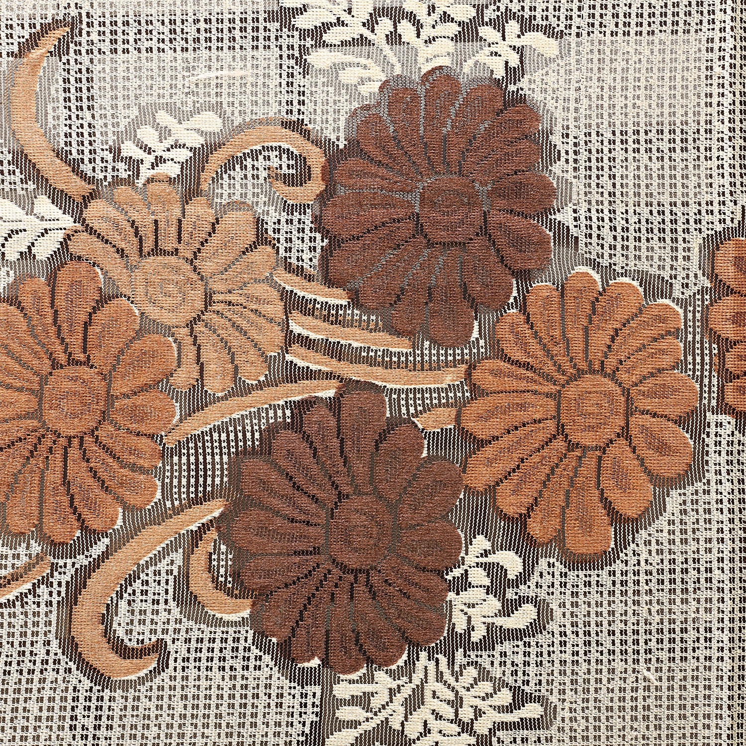 Image of KUBER INDUSTRIES Cotton 4 Seater Floral Table Cover