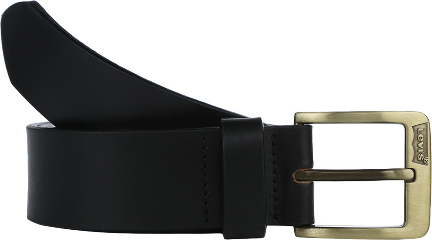 Image of LEVI'S Men Casual Black Genuine Leather Belt