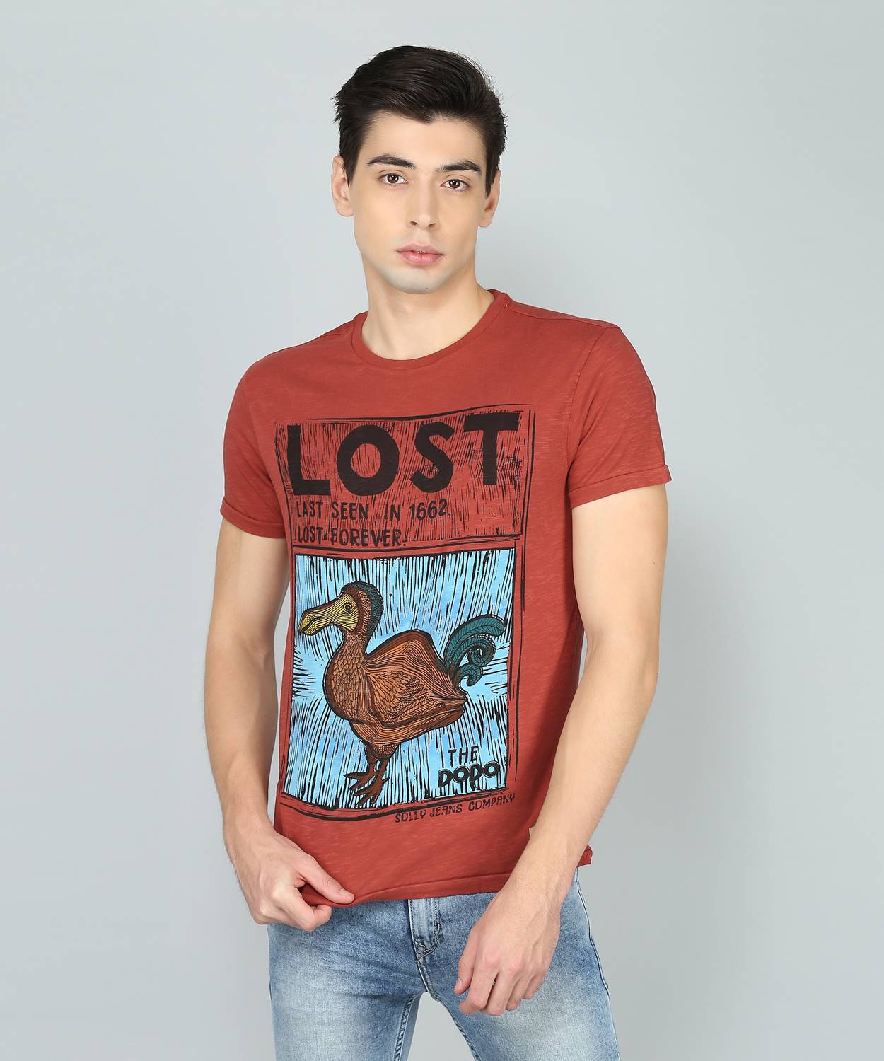 Allen Solly Printed Men Round Neck Multicolor T-Shirt