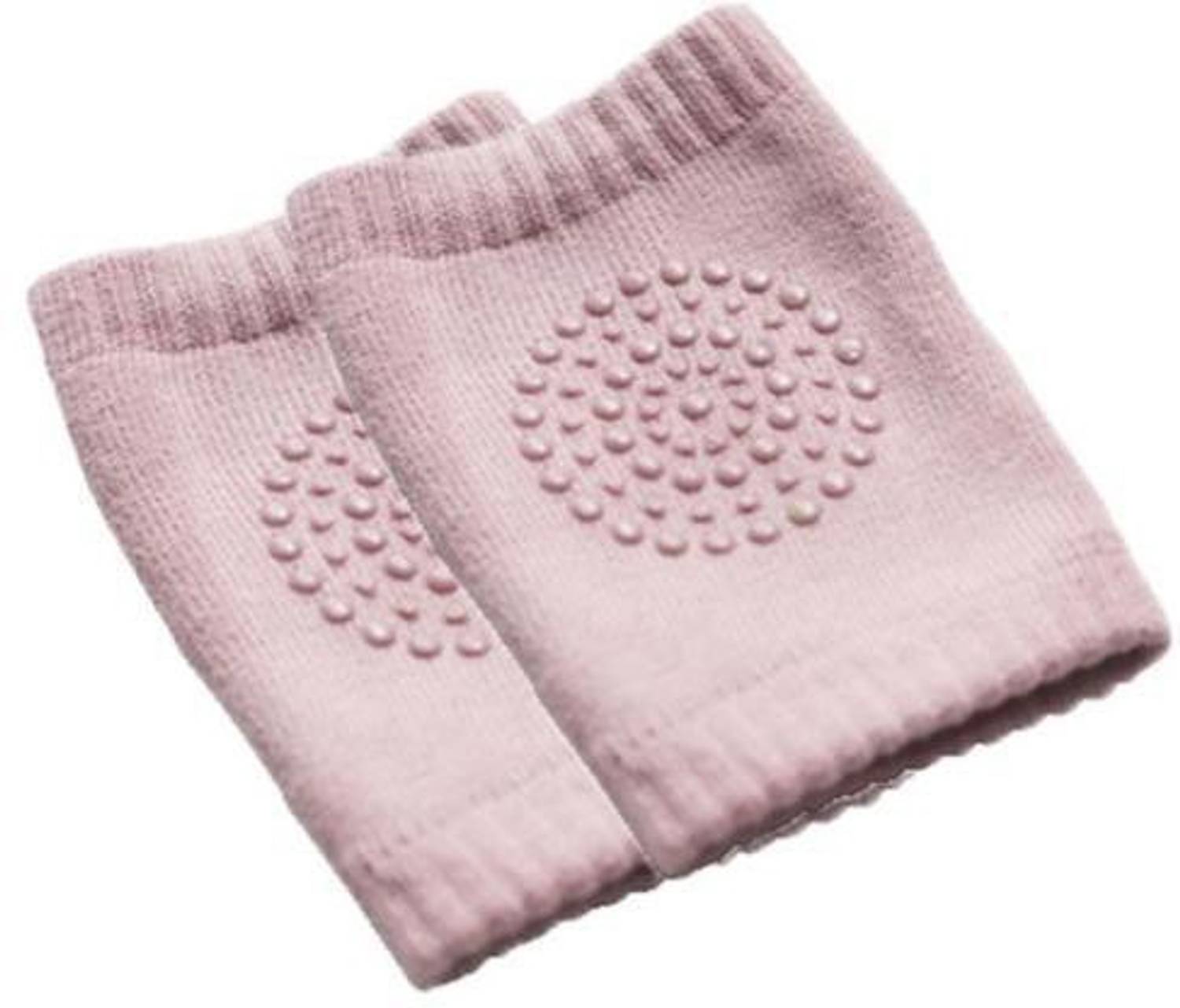 BABYMOON Anti-Slip Padded Stretchable Elbow Safety Protector Baby Pink 2 Baby Knee Pads