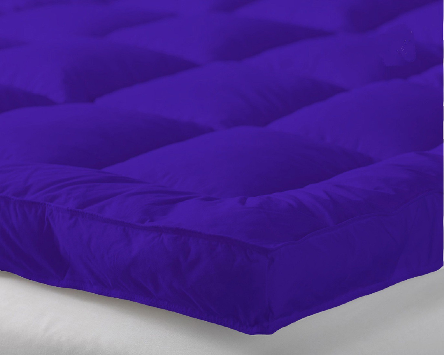 Image of DAKSH 4 inch (10.16 cm) Double Size Microfibre Breathable Mattress Topper