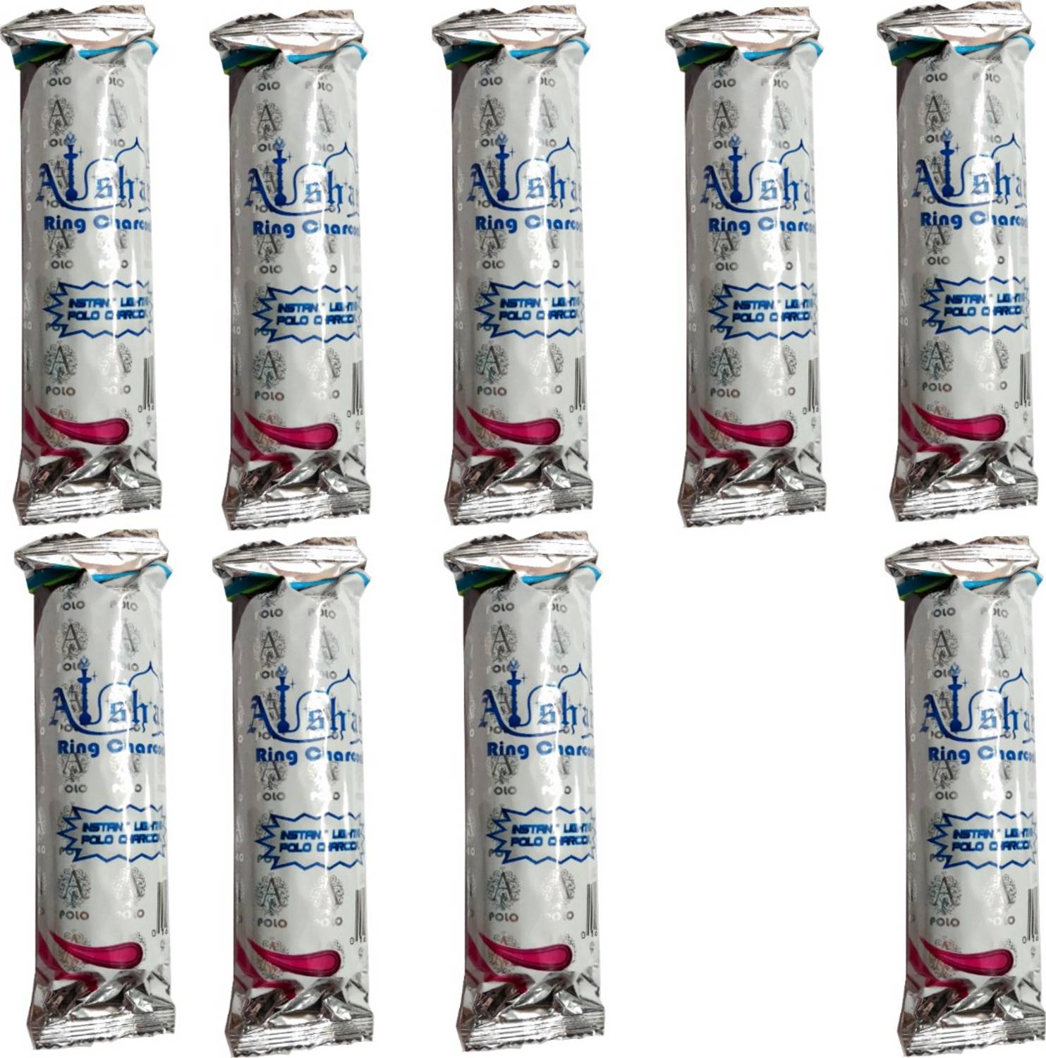 Alshan premium ring hookah magic coal 9 Rolls (90 Discs) Hookah Charcoals