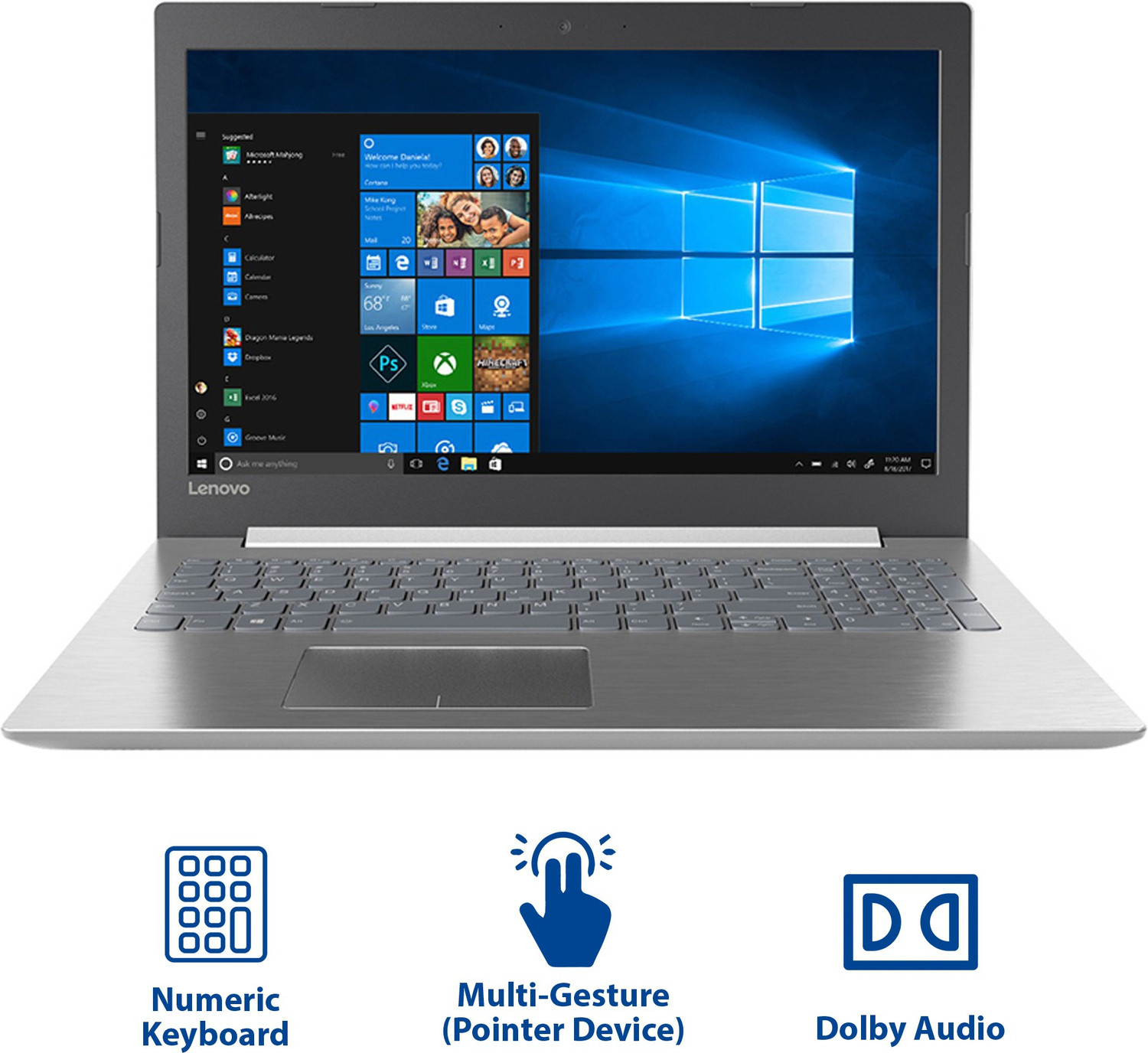 Image of Lenovo Ideapad 320E Intel Core i3 6th Gen 6006U - (4 GB /1 TB HDD /Windows 10 Home) 320-15ISK Laptop
