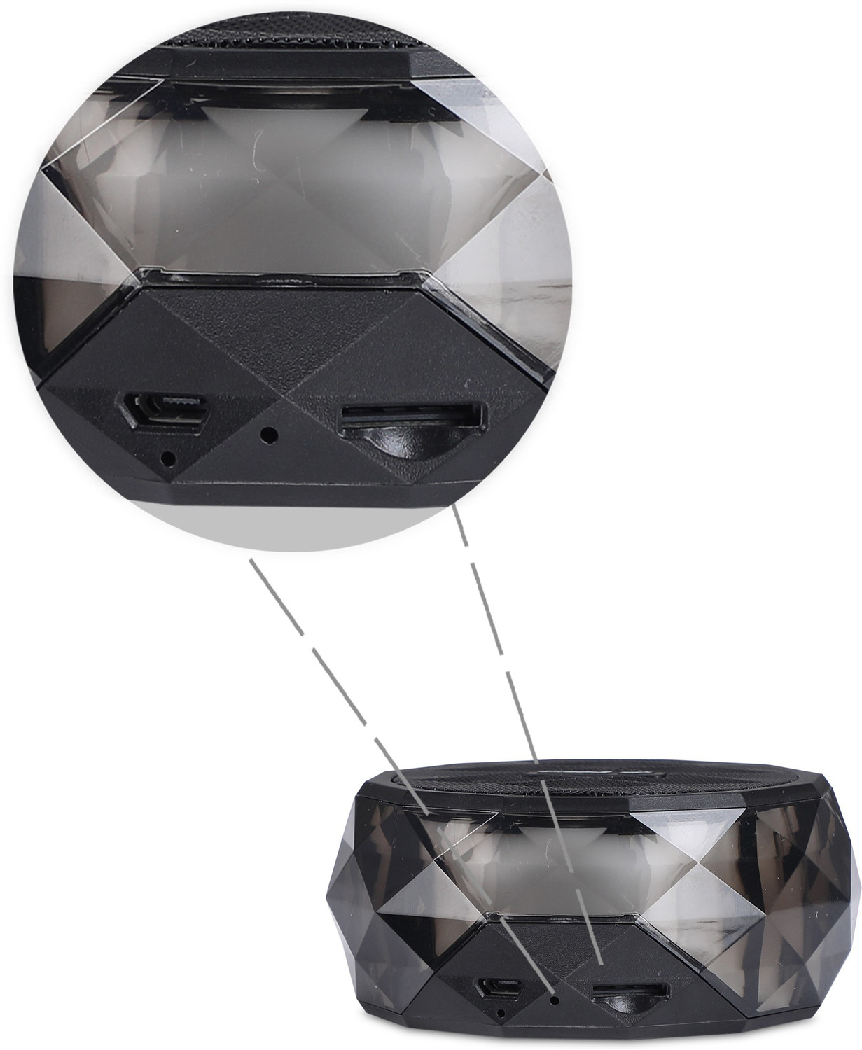 Image of F&D W-3 Bluetooth Speaker (Black, Mono Channel)