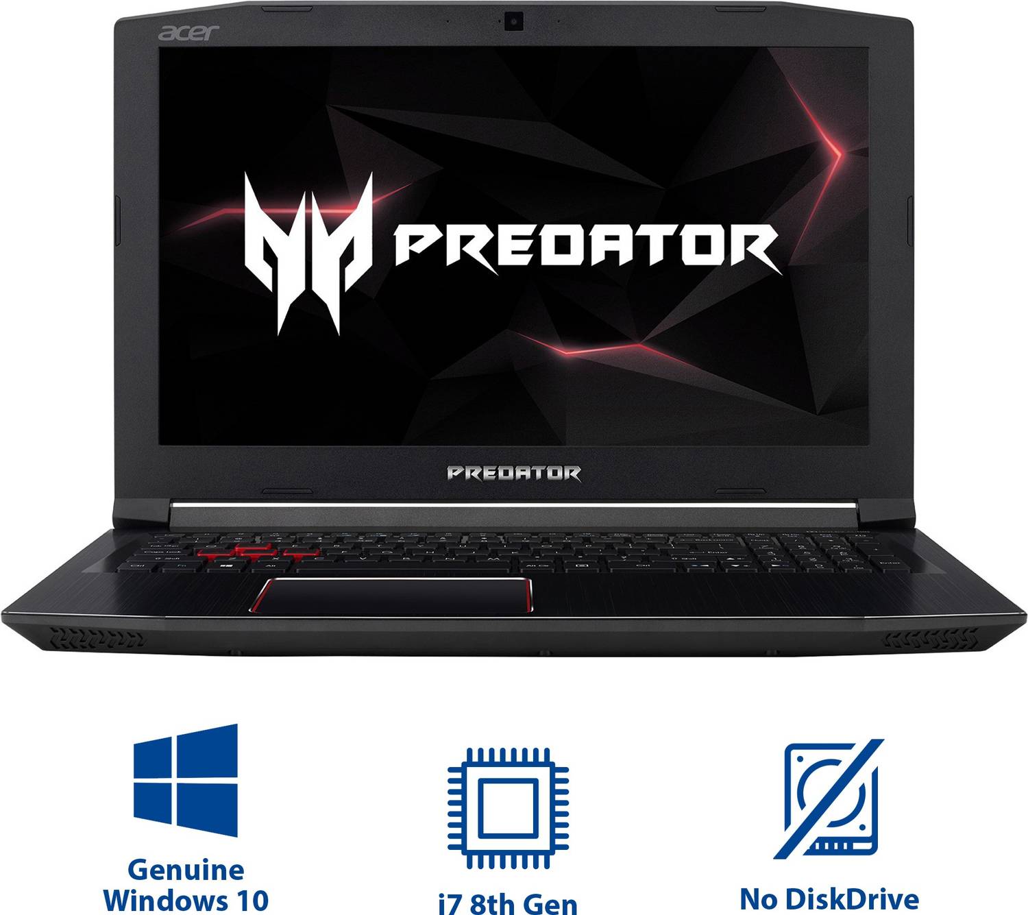 Acer Predator Helios 300 Intel Core i7 8th Gen 8750H - (8 GB/1 TB