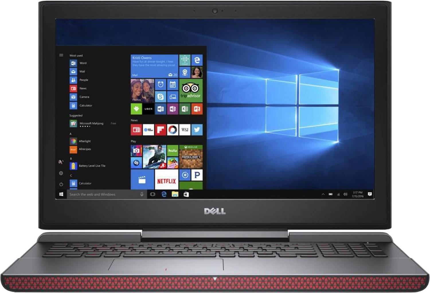 DELL Inspiron 15 7000 Gaming （韓国語配列) DELL Inspiron 15 7000 Intel Core i7 7th Gen 7700HQ - (8 GB/1 TB
