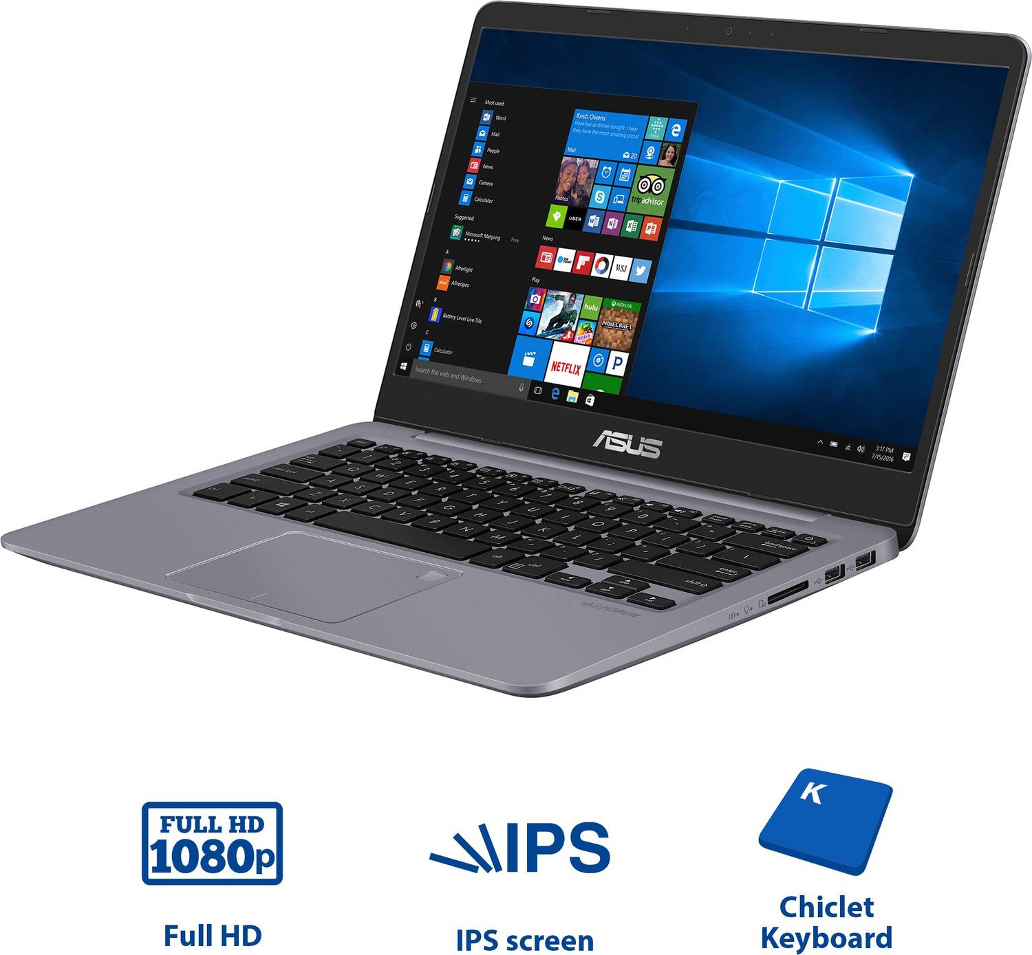 ASUS VivoBook S14 Intel Core i5 8th Gen 8250U - (8 GB/1 TB HDD/256