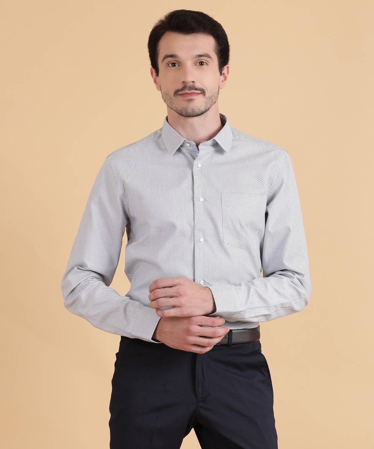 Blackberrys Men Printed Formal Multicolor Shirt