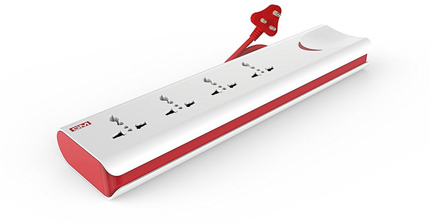 Image of GM GM 3060 E-book 4+1 Spike Guard 4 Socket Extension Boards