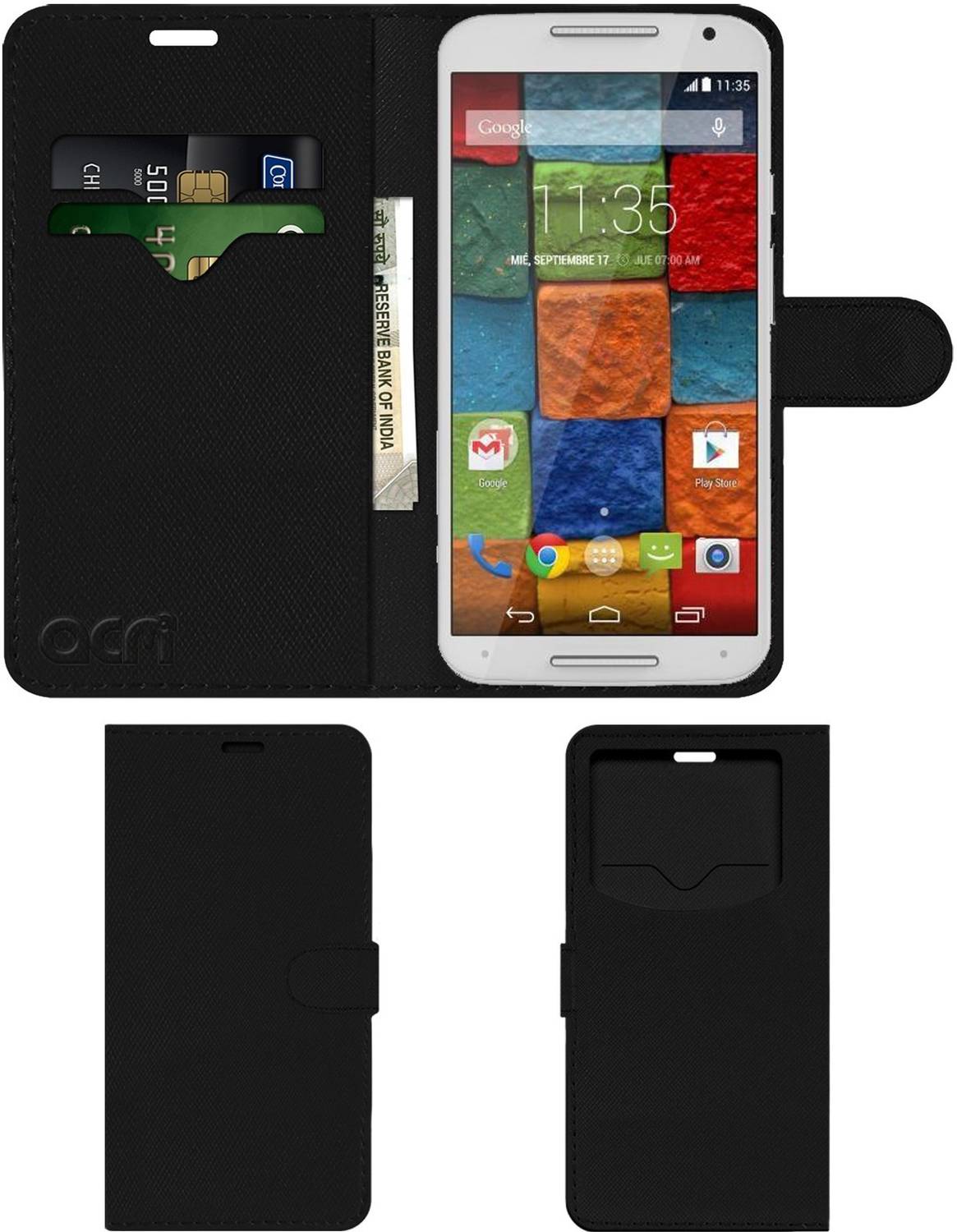 ACM Flip Cover for Motorola Moto X 2nd Gen 2014