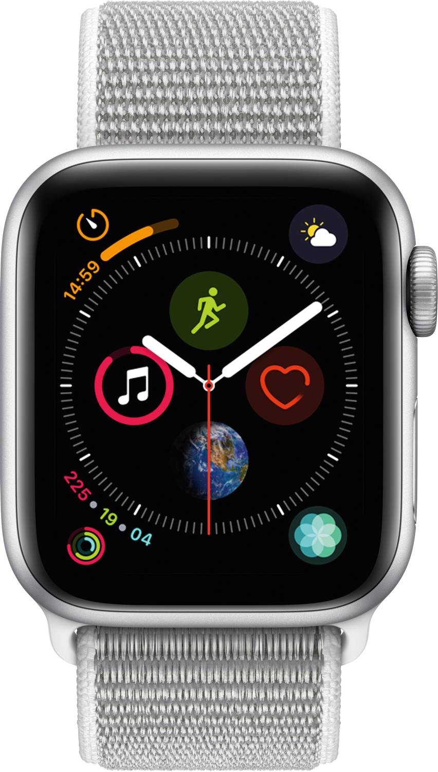 Apple Watch Series 4 GPS (Grey Strap, Regular)