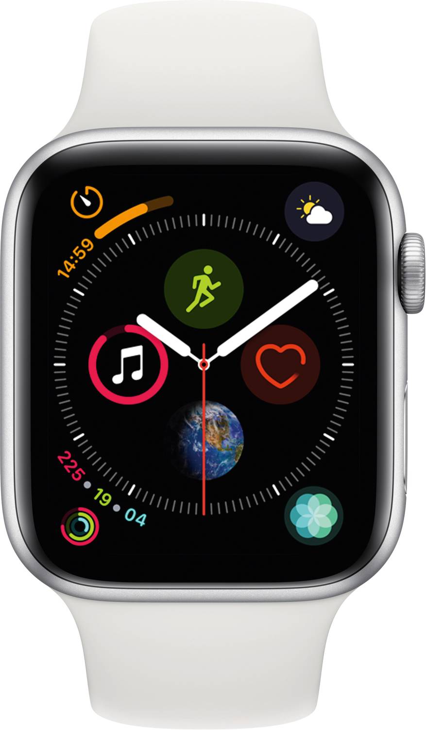 Apple Watch Series 4 GPS (White Strap, Regular)